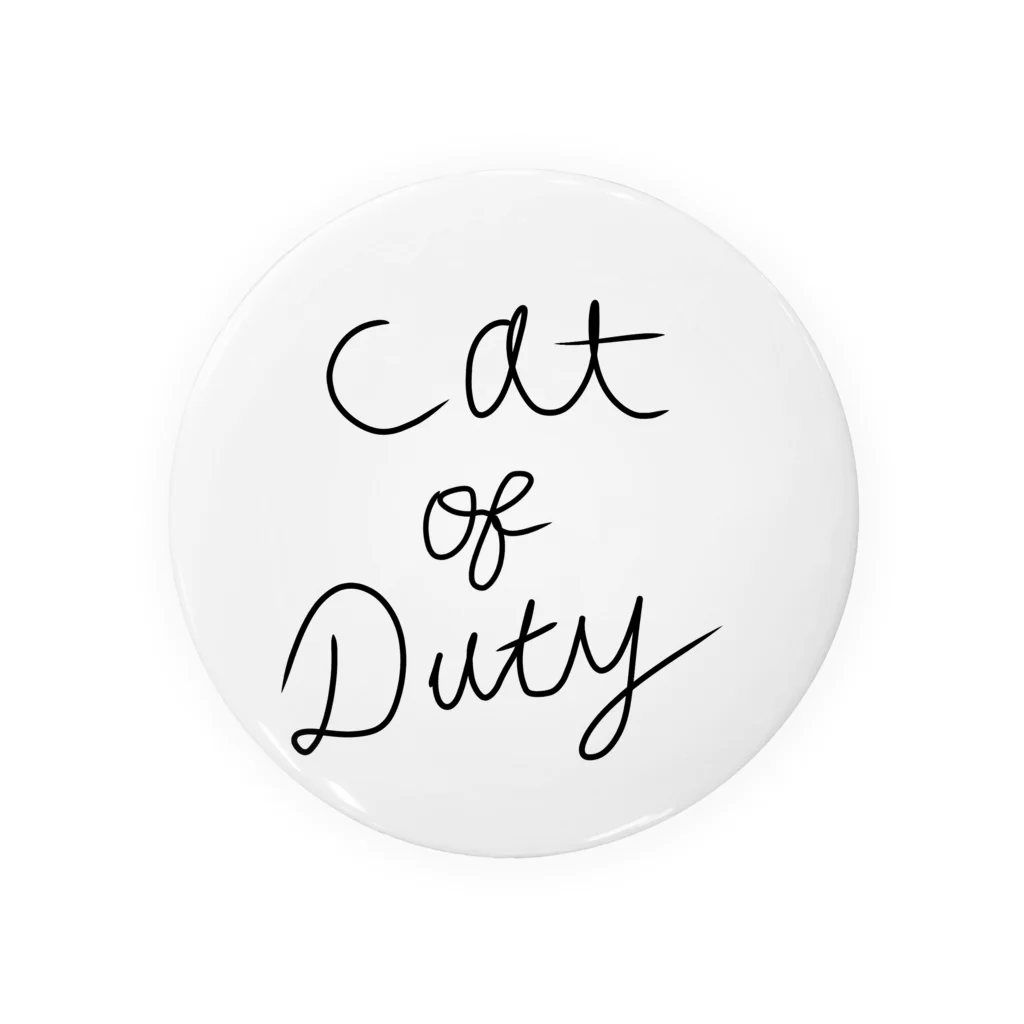 BOOK OFFのCAT of DUTY 缶バッジ