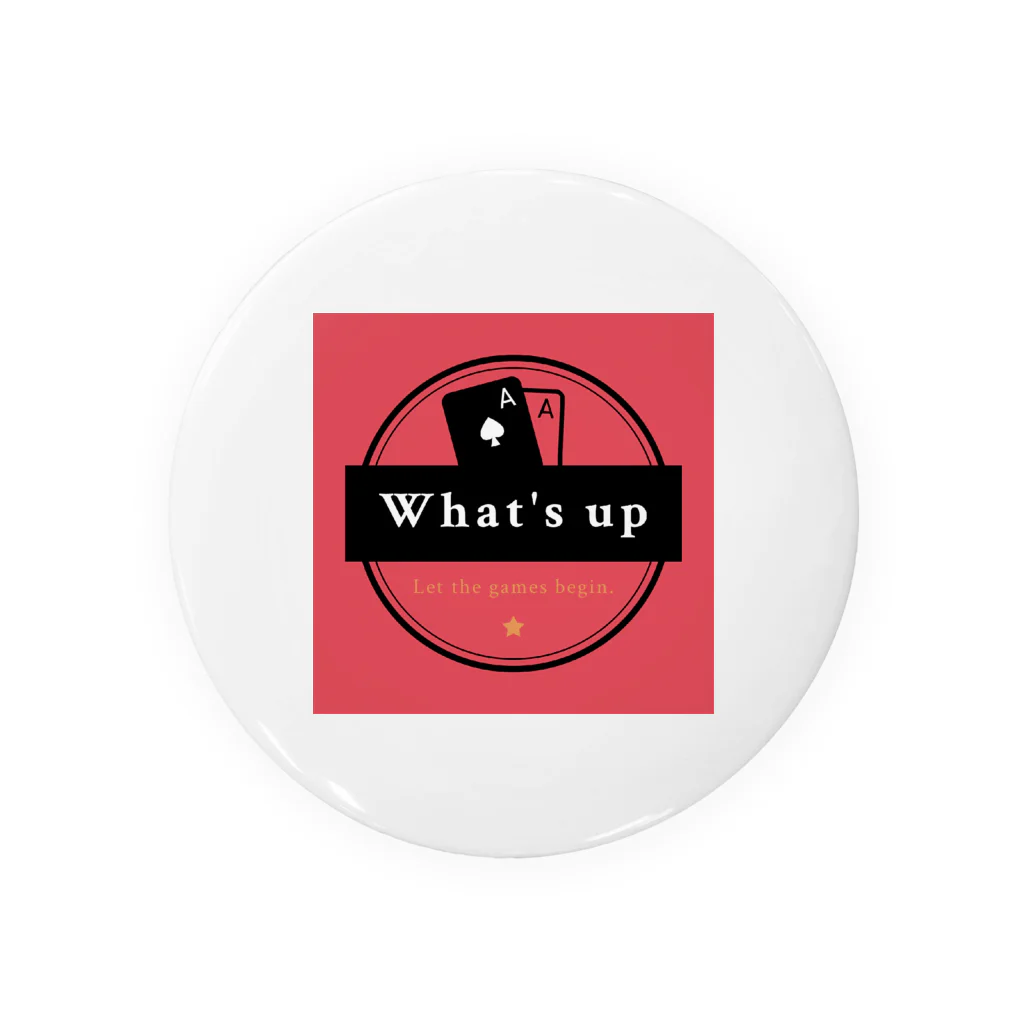 がっちゃんのWhat's up Tin Badge