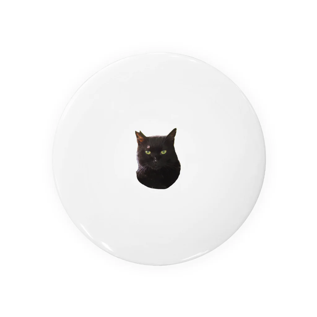 のら猫屋さんのneko_black Tin Badge