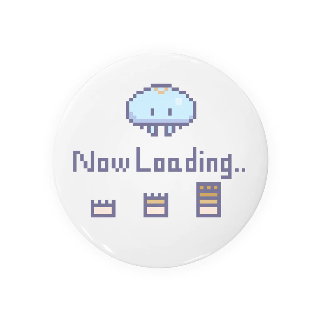 あとりえくらげのNow loading... 缶バッジ