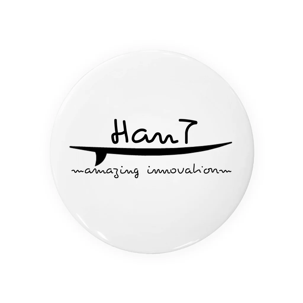 HanT online shopのHanTロゴ Tin Badge