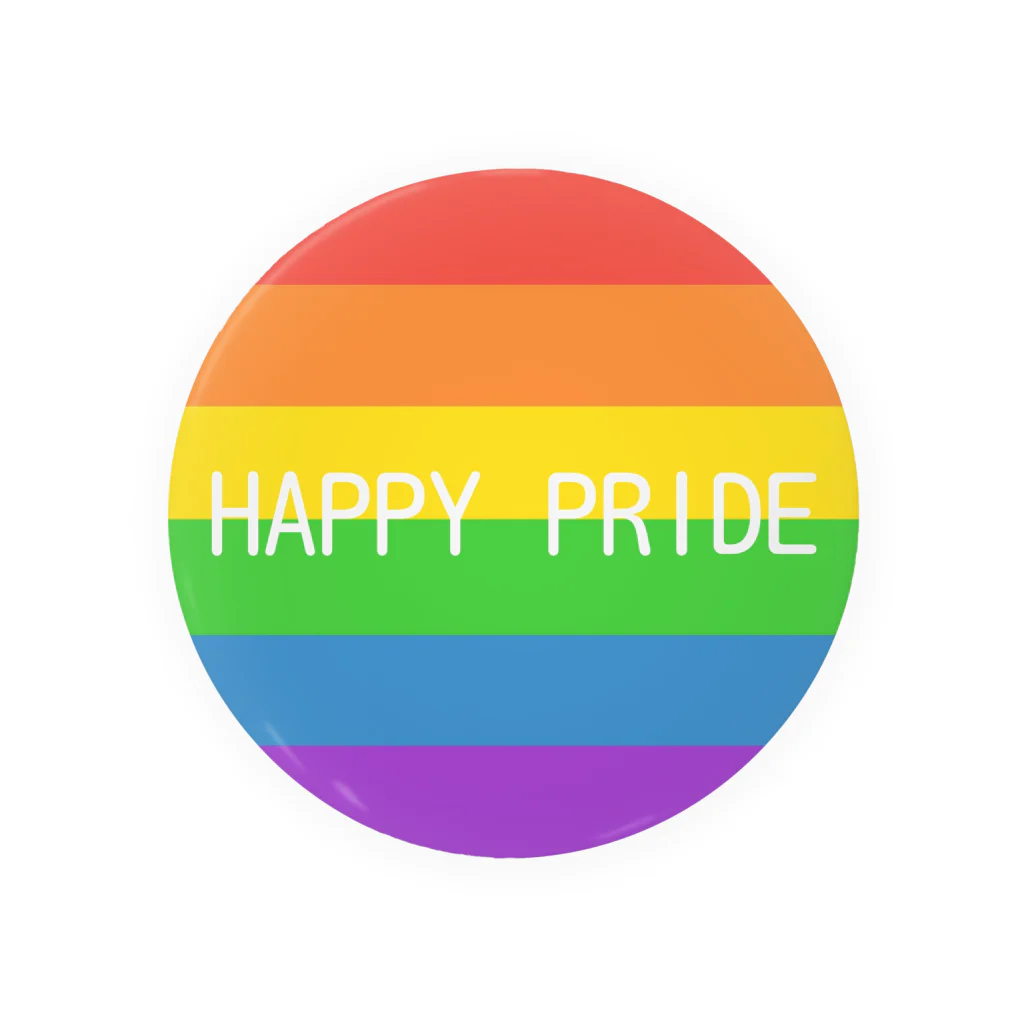 旻天堂(旧 ゆうれい星)のHAPPY PRIDE 缶バッジ