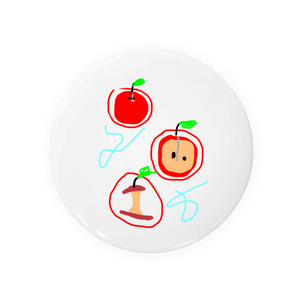 どぅいどぅい屋のりんご食べる Tin Badge