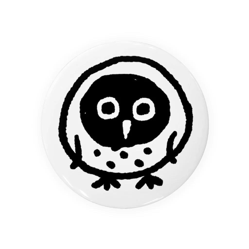 Sleepingowlのowlくん缶バッジ Tin Badge