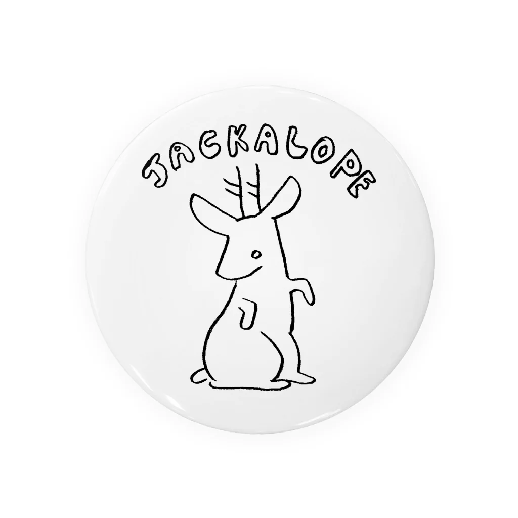 TSUNOUSAGI FACTORYのJACKALOPE 缶バッジ