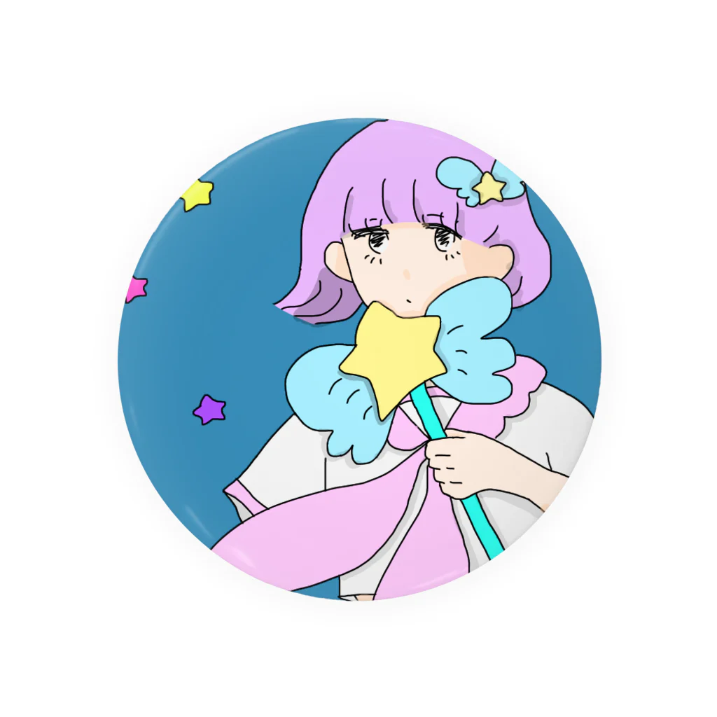 ユメミヤアンのお店の魔法少女 Tin Badge