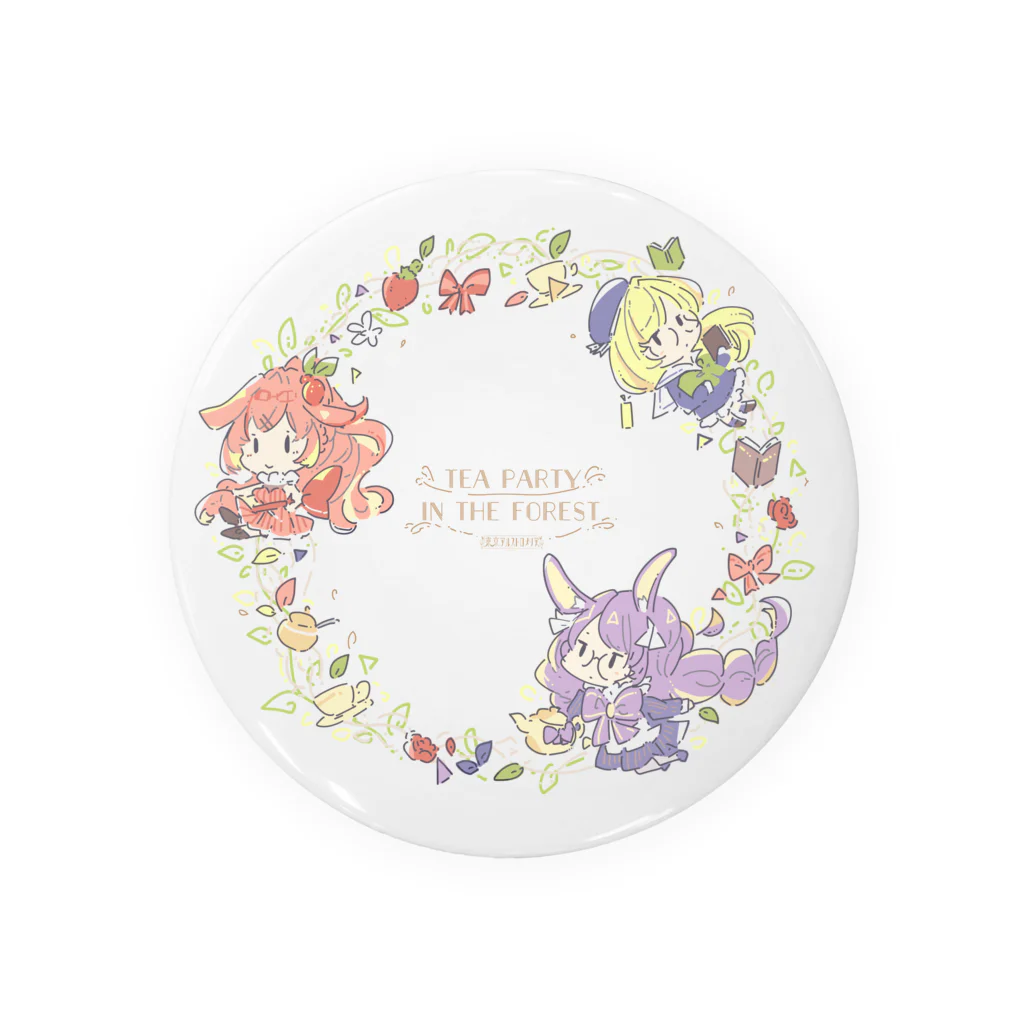 東京アルストロメリアのMini TEA-PARTY Tin Badge