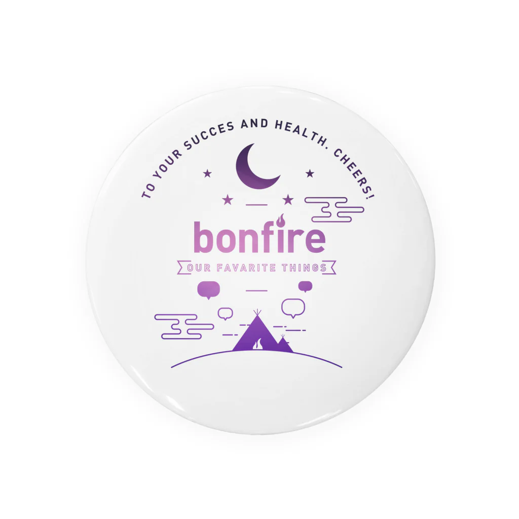 かもめかもねのbonfire 缶バッジ