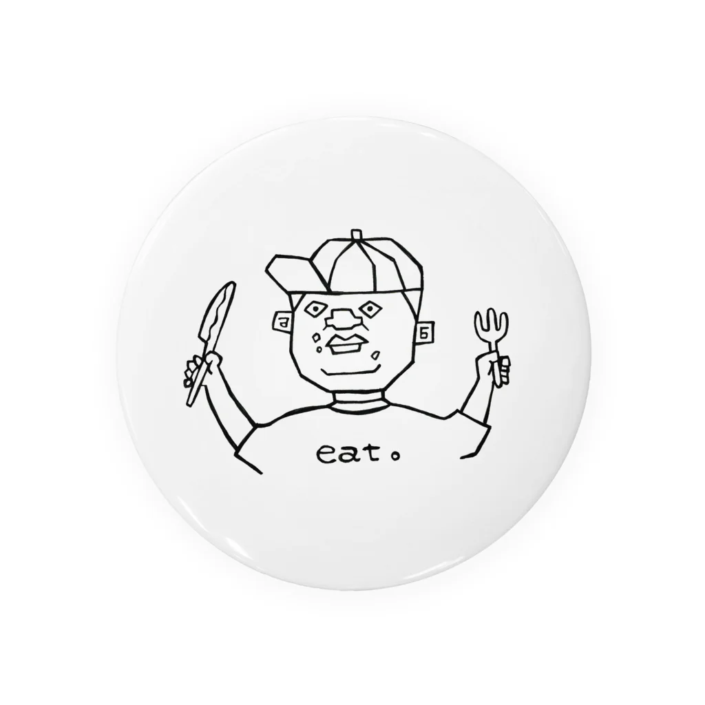 n-yuのeat。 Tin Badge