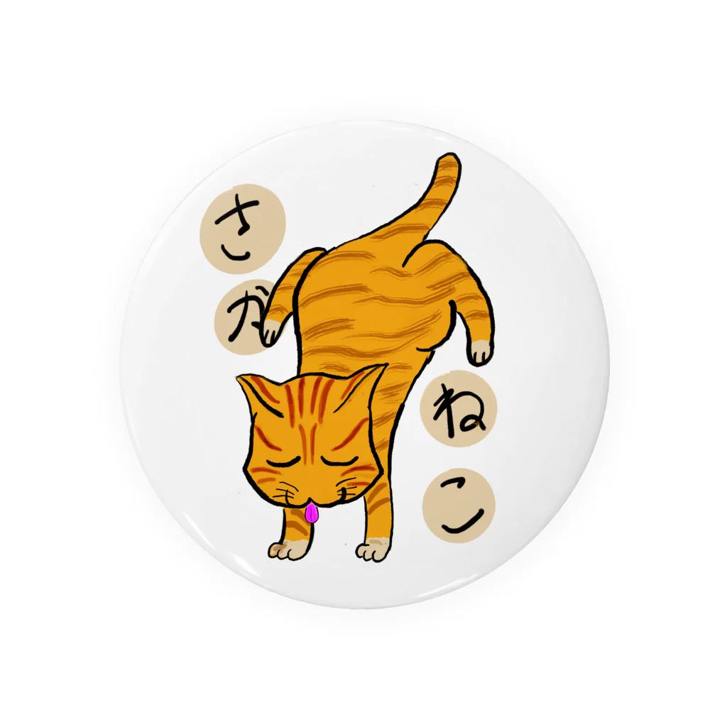 にしけん商店のさかねこ チャトラ Tin Badge