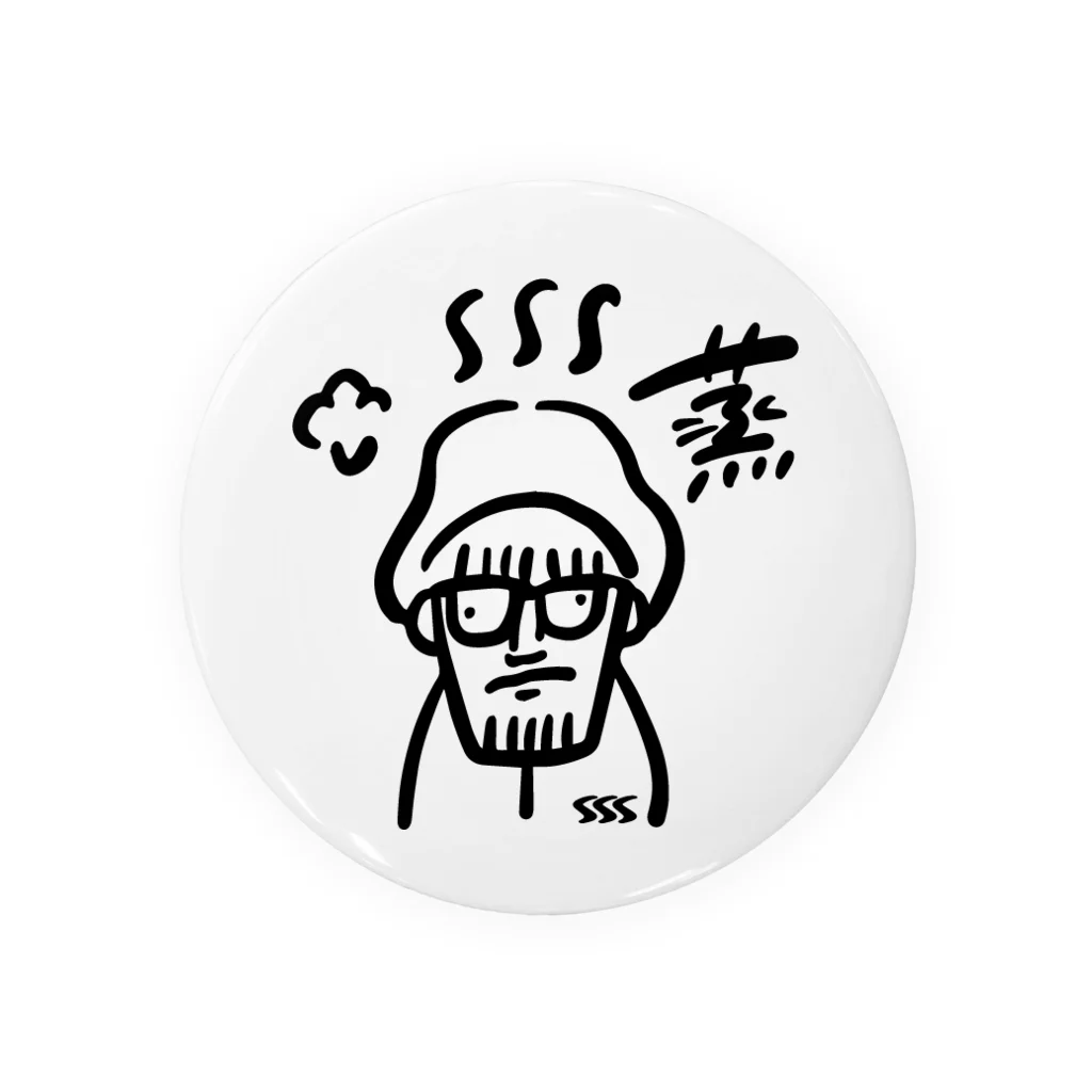 橋本さんの「サウナフルネスのススメ」の蒸瞑想グッズ_typeB Tin Badge