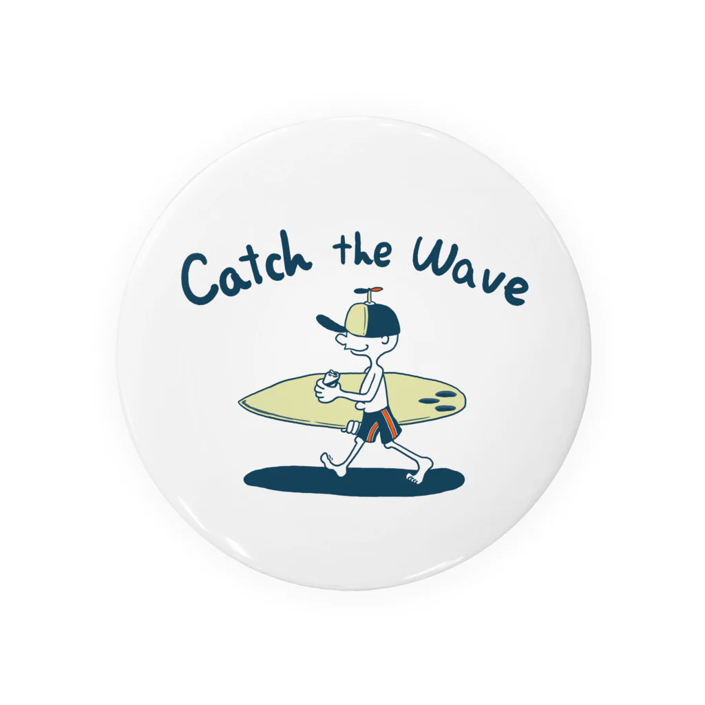 長里徹應のCatch the wave 缶バッジ