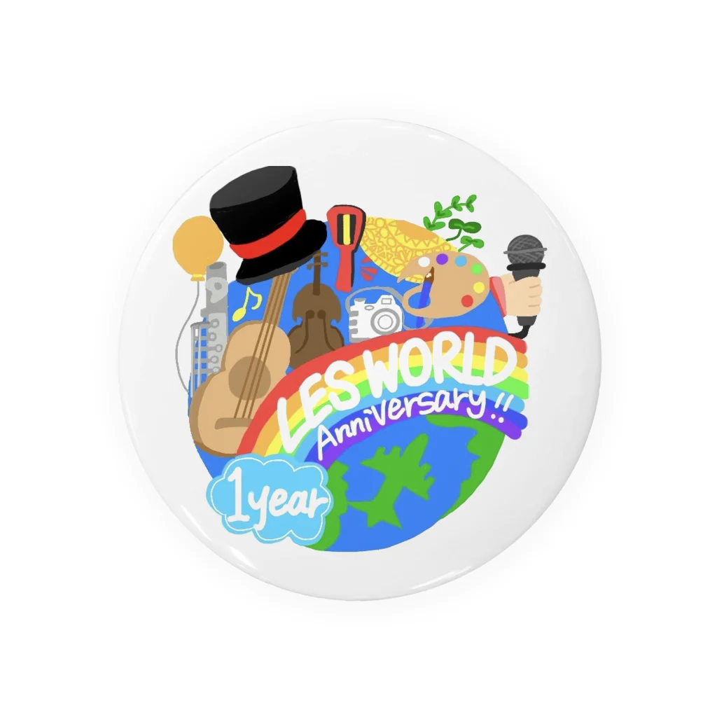 LES WORLD OFFICIAL GOODSの"HAPPY BIRTHDAY LESWORLD" - LES WORLD 1year anniversary OFFICIAL GOODS byエナ Tin Badge