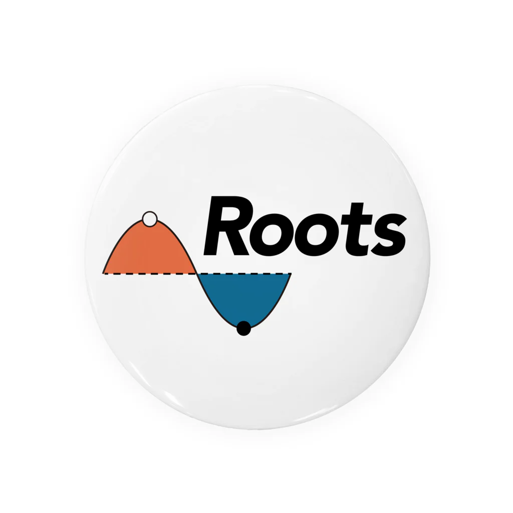 勇気を持って一歩前進のRoots 缶バッジ