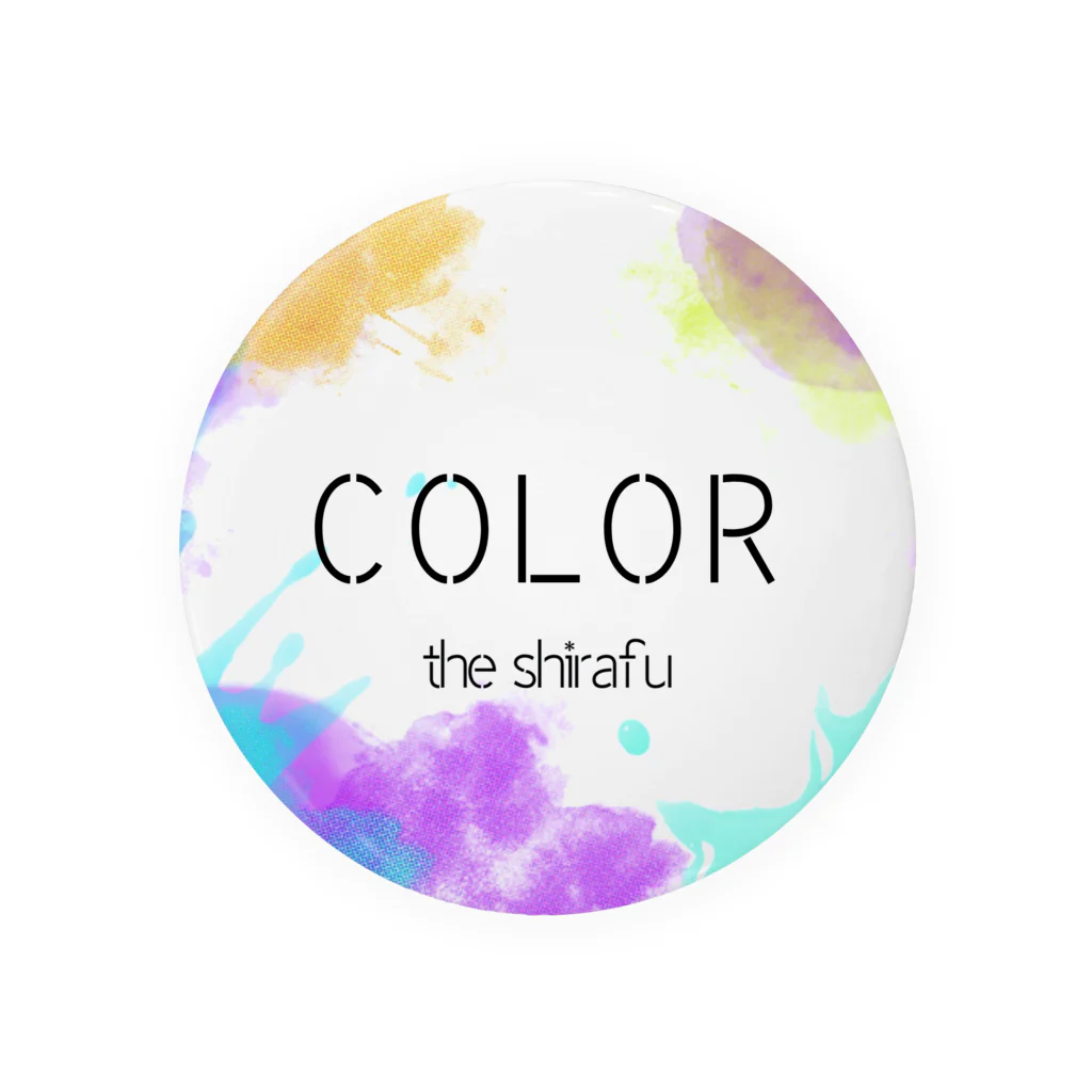 theshirafuのCOLOR 缶バッジ Tin Badge