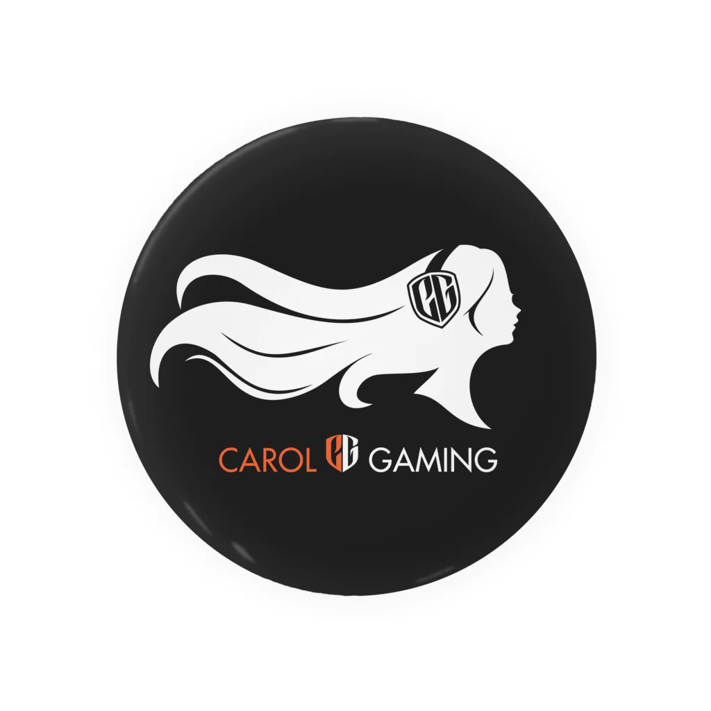 CAROL_GamingのCarolGaming(Orange) 缶バッジ