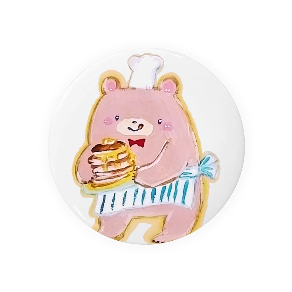 ぷいこのおみせのハチミツたっぷりくまのホットケーキやさん。 Tin Badge