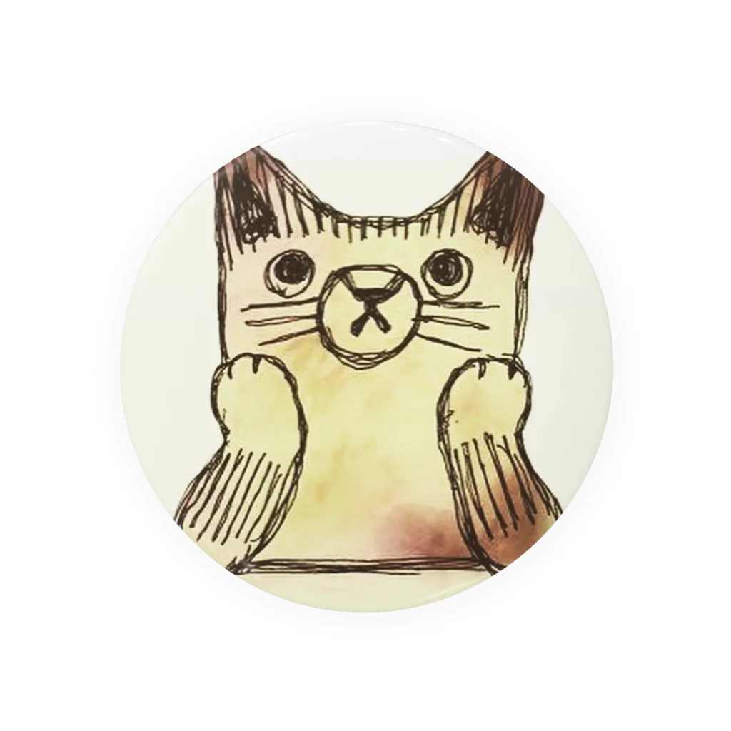 nugotaroのひまねこ Tin Badge