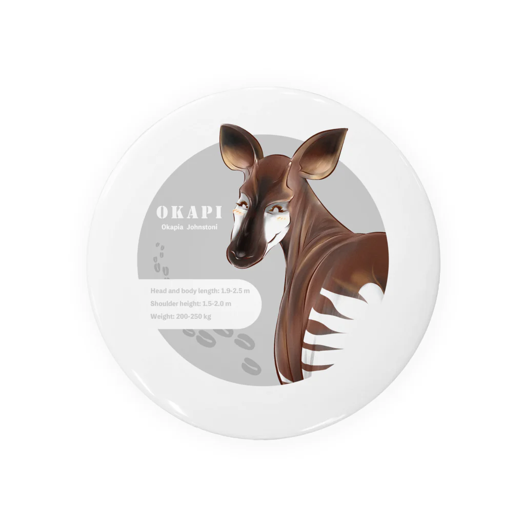 バッくん💣のOKAPI Tin Badge