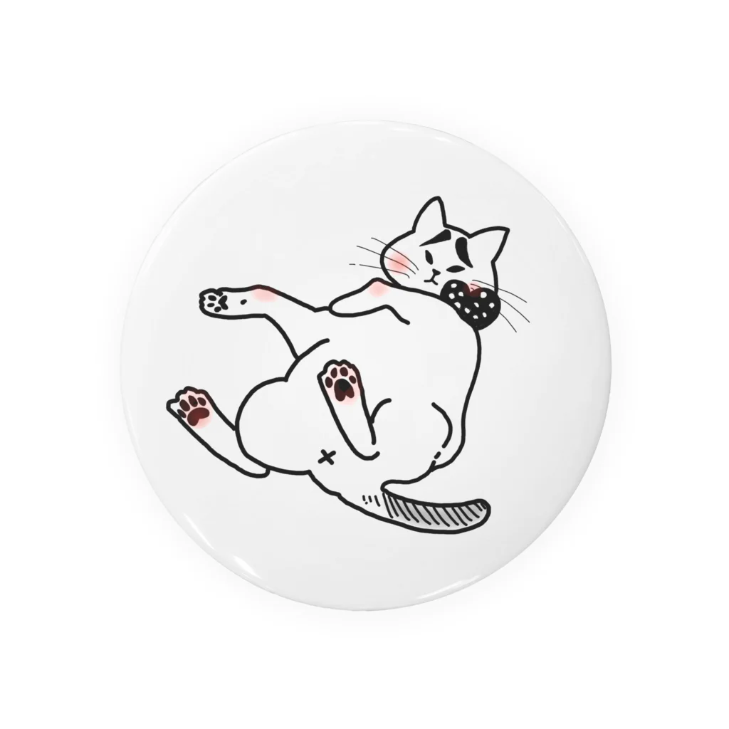 はちみつとろみのほんのうをわすれた動物「ねこ」 Tin Badge