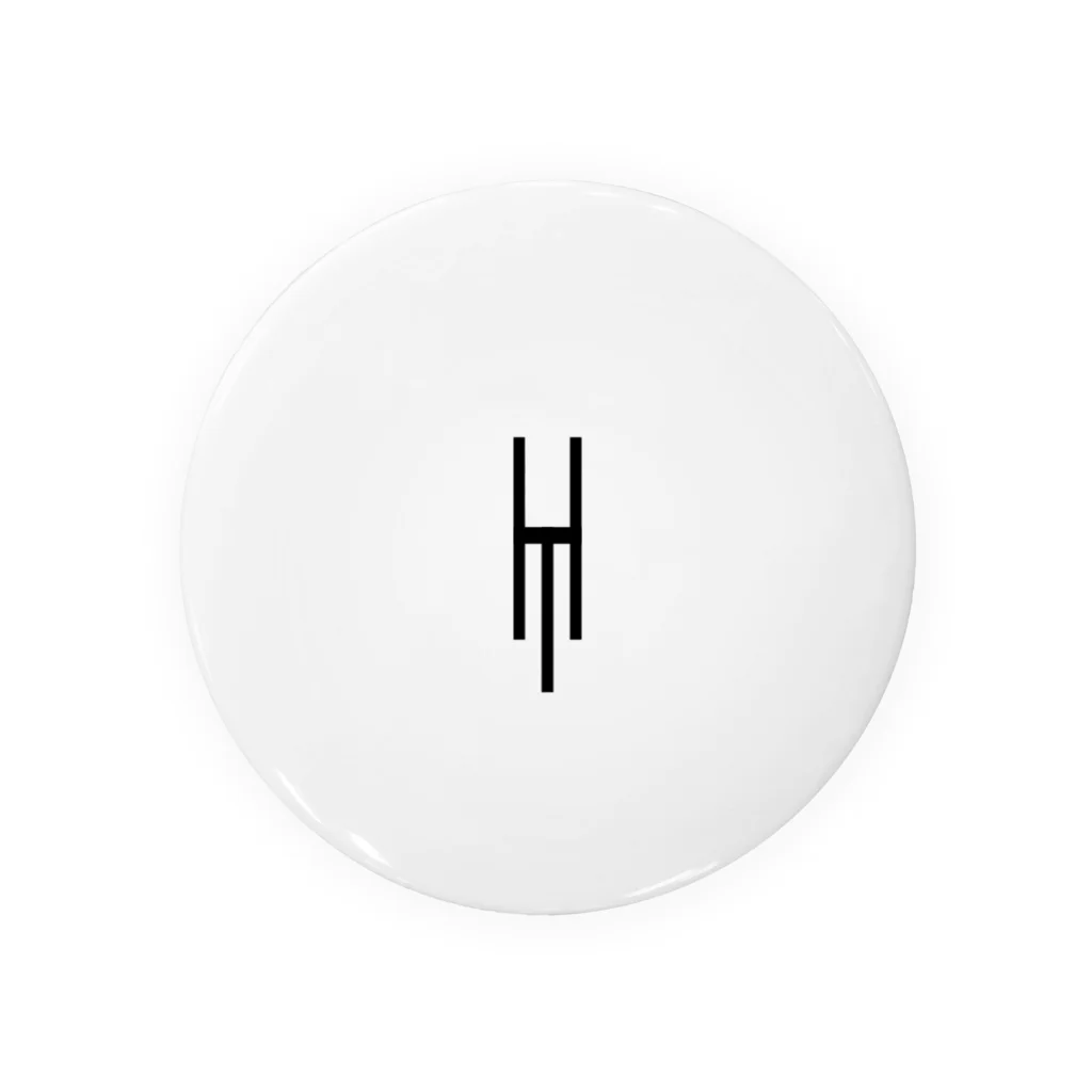 Tsubasa Hayashi Suzuri ShopのTsubara Hayashi Official Logo 【White】 缶バッジ