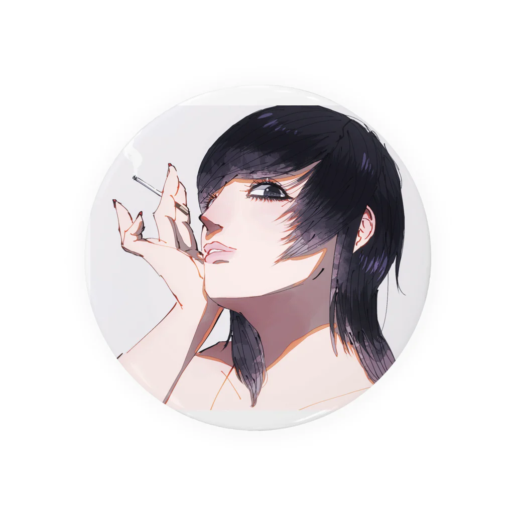 大喪女の癖のemo girl Tin Badge