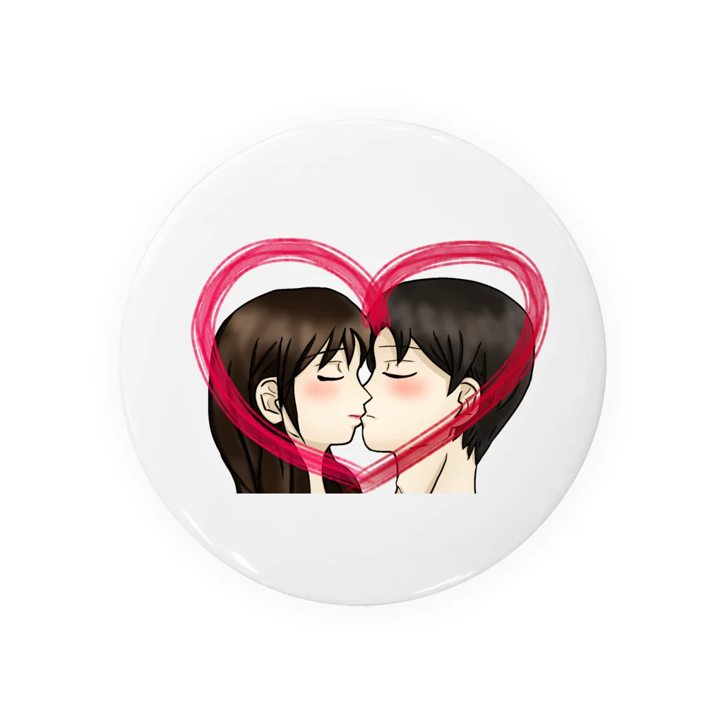 Lily bird（リリーバード）のKiss with heart♥ Tin Badge