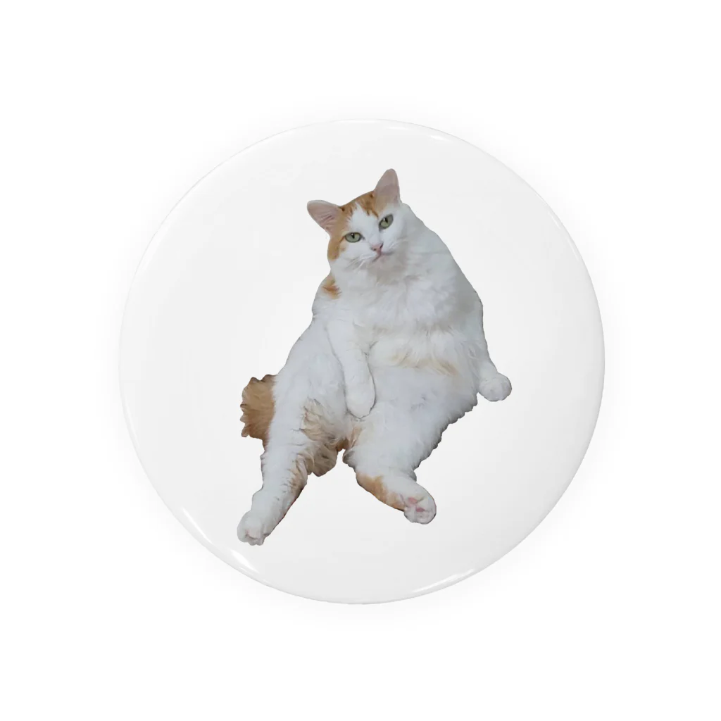 nemonemonemoのSHIRONEKO (LAZY) Tin Badge