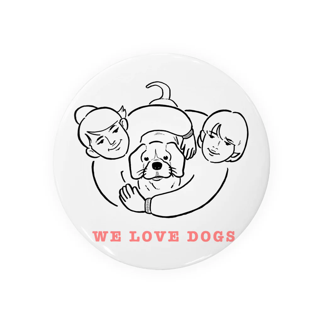 yyyyのWe love dog 缶バッジ