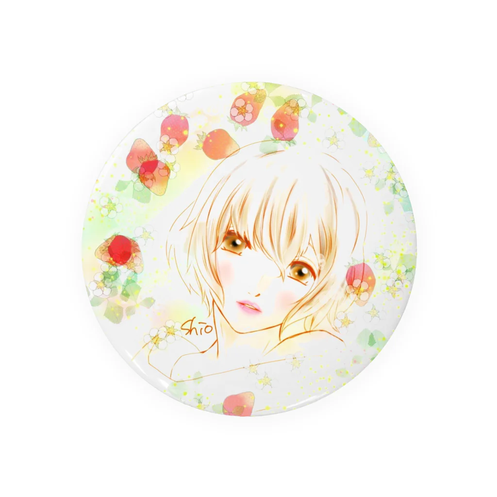 ぎゃらりー☆紫桜のいちご女子 缶バッジ Tin Badge