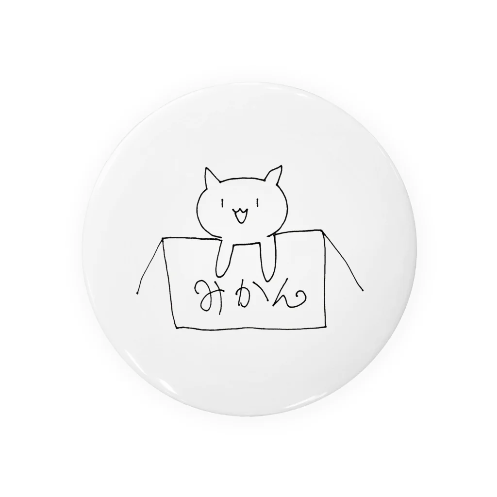 conoconecoのみかんねこさん Tin Badge