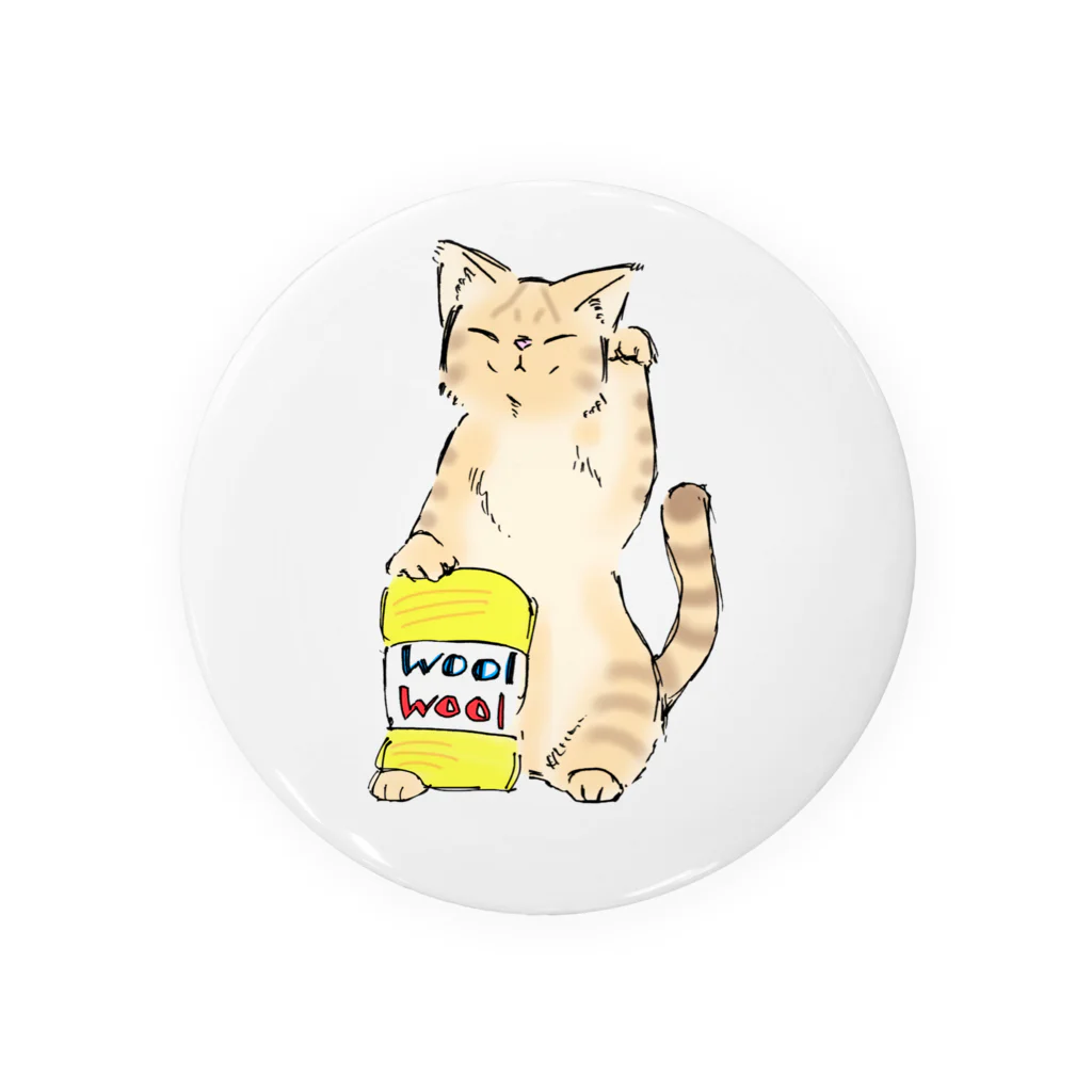 Ponimartの招き猫　お糸 Tin Badge