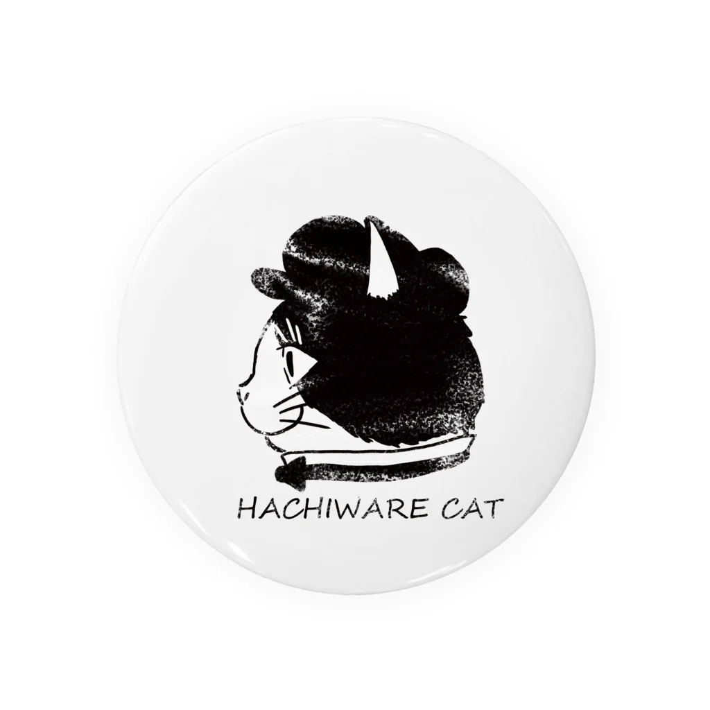 KURO's shopのHACHIWARE CAT 缶バッジ