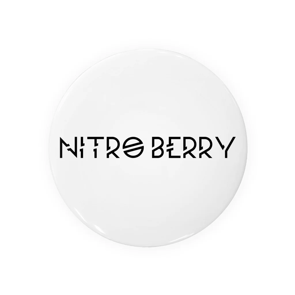 henpeisoku.repのNITRO BERRY LOGO BLACK 缶バッジ