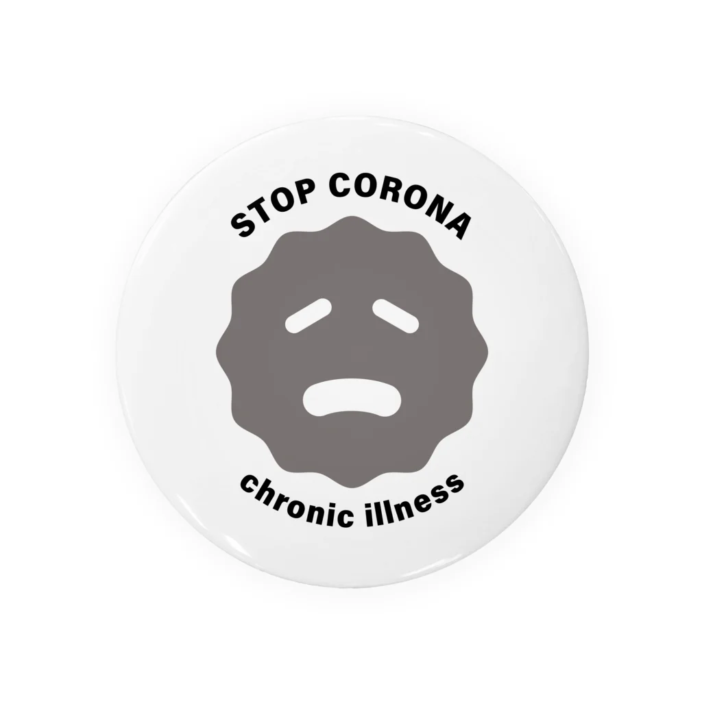 コロナマーク / corona-markのコロナマーク / chronic illness Tin Badge