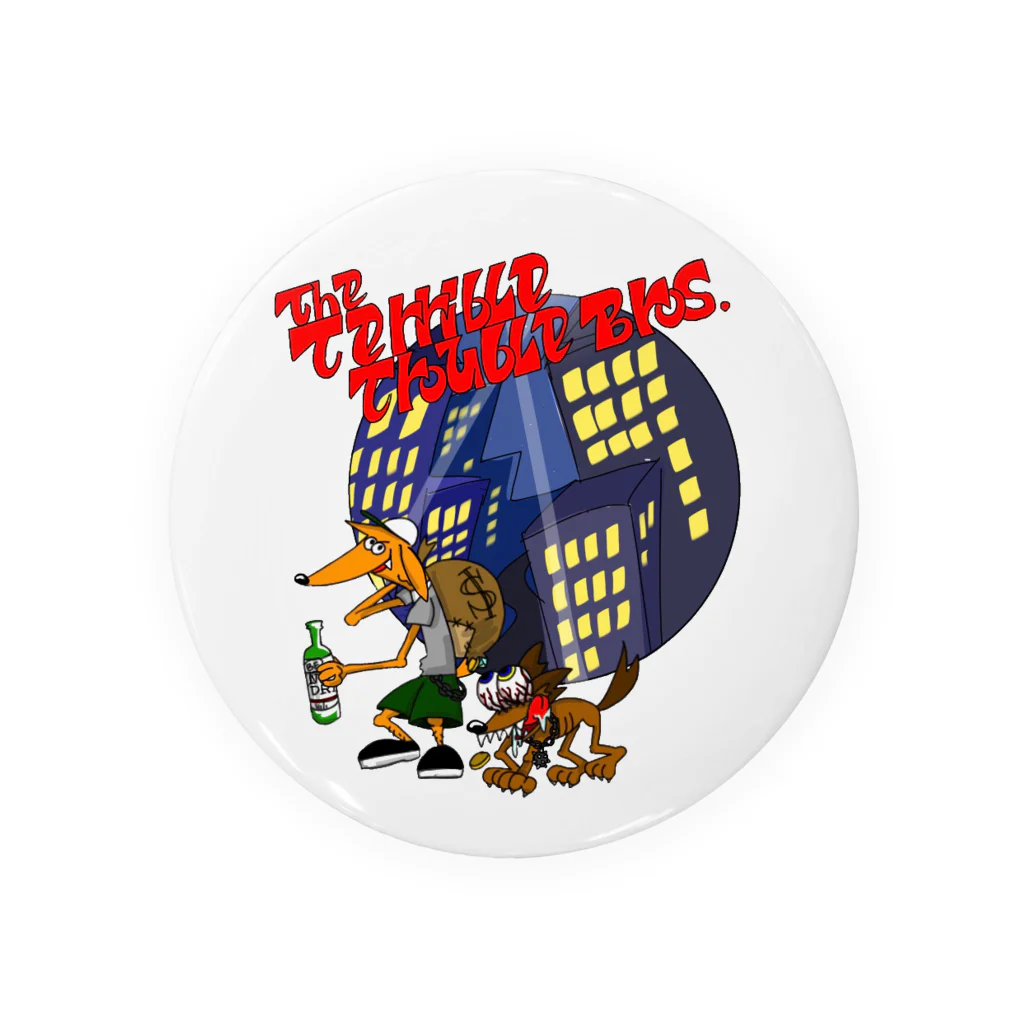 queer_lollipop_pepperのTerrible Trouble Bros.グッズ Tin Badge