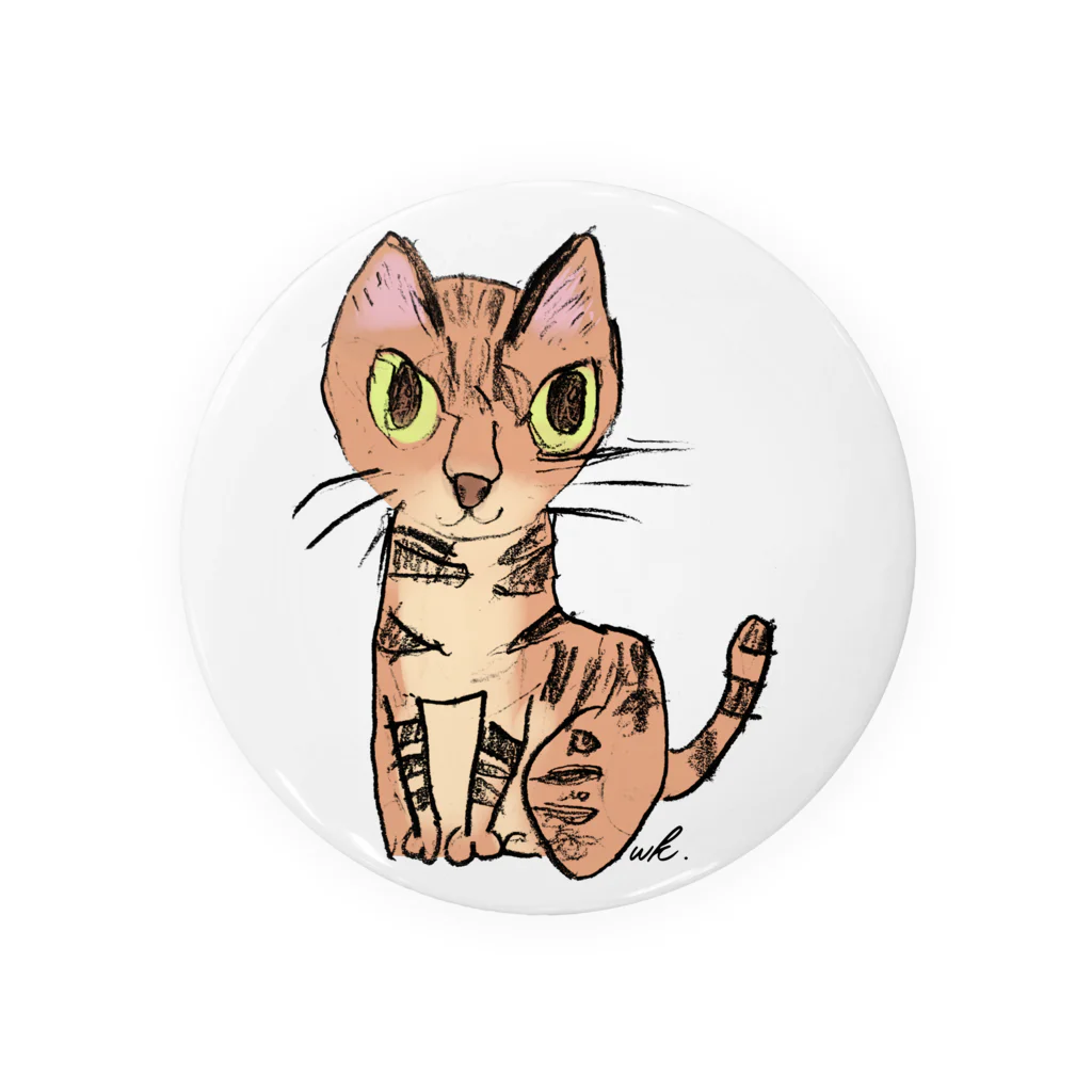 猫のクーちゃんの猫のクーちゃん（ワンポイント） Tin Badge