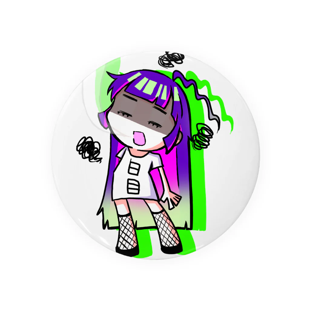 project murasakiの白目ちゃん Tin Badge