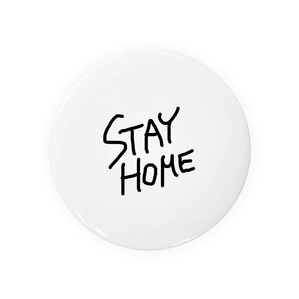 c_girlのSTAY HOME Tin Badge