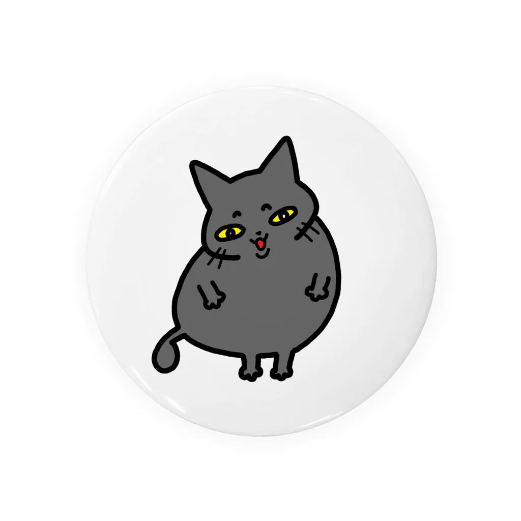 テンちゃん一家の黒猫レイリー Tin Badge