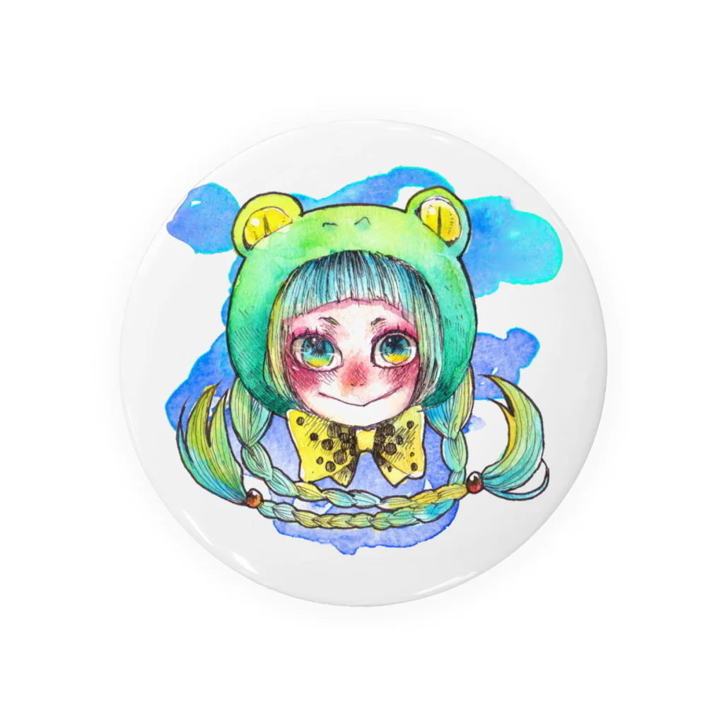 BARABARA　DESIGNのカエルの子 Tin Badge