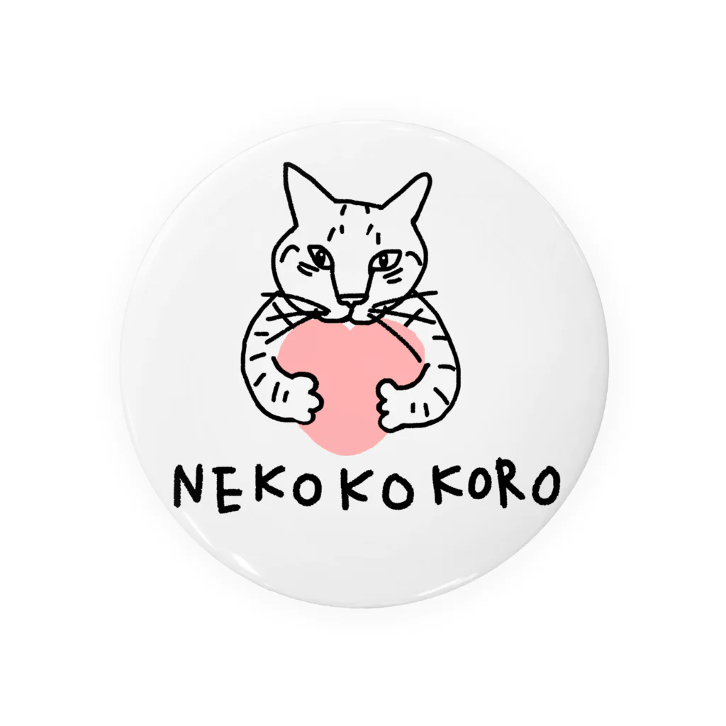 ホゴネコ   NEKOKOKORO の保護ねこNEKOKOKOROチャリティー Tin Badge