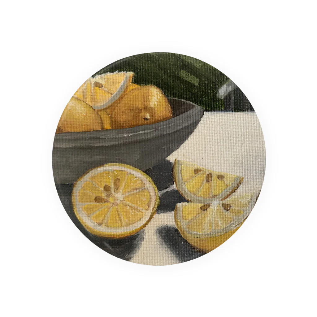 Yuina Trundleのレモンの絵 lemons painting  缶バッジ