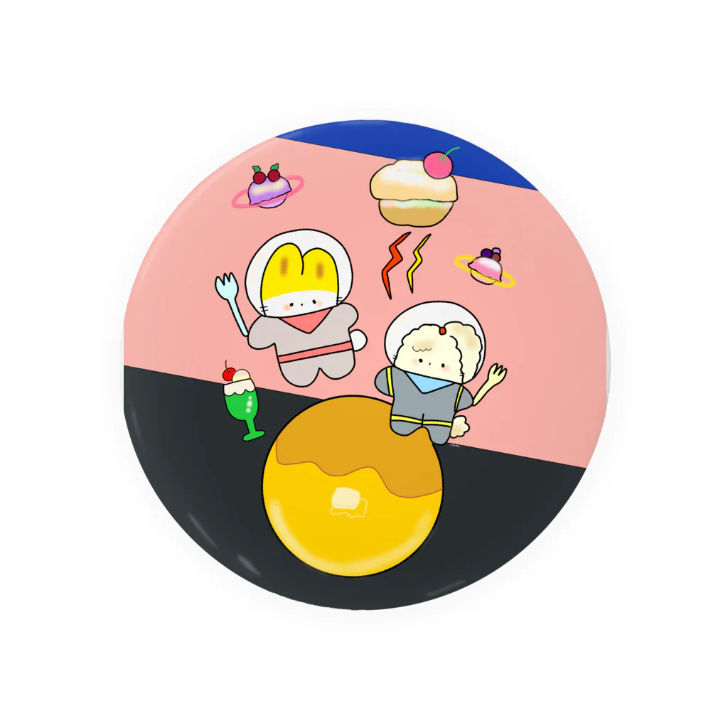 バナバニーShopのsweets space🛸 Tin Badge