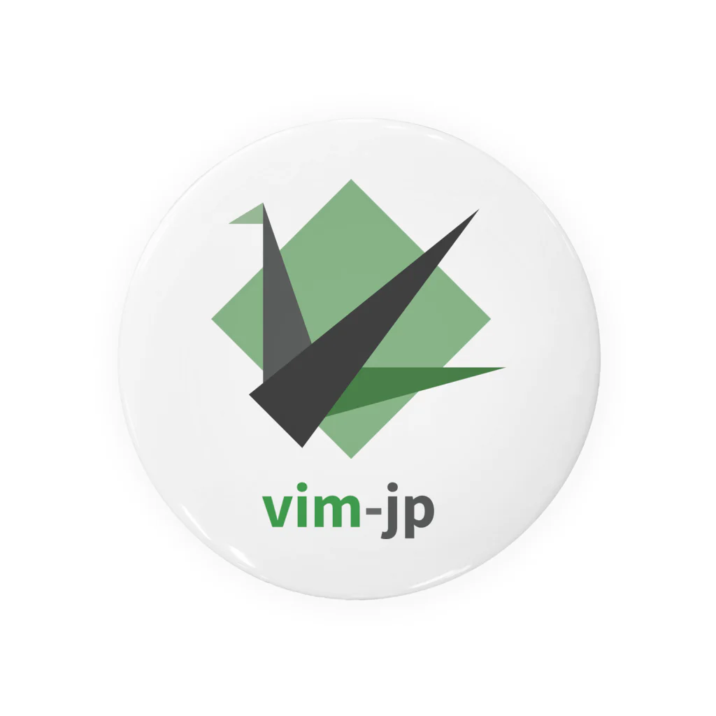 yuki-ycinoのvim-jp アイコン Tin Badge