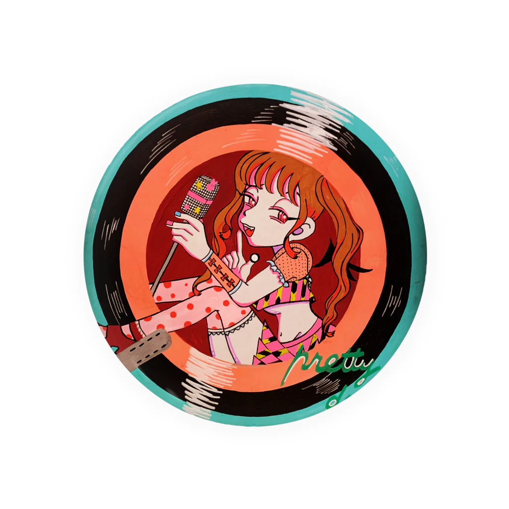 かにみそ号のPrincess. Tin Badge