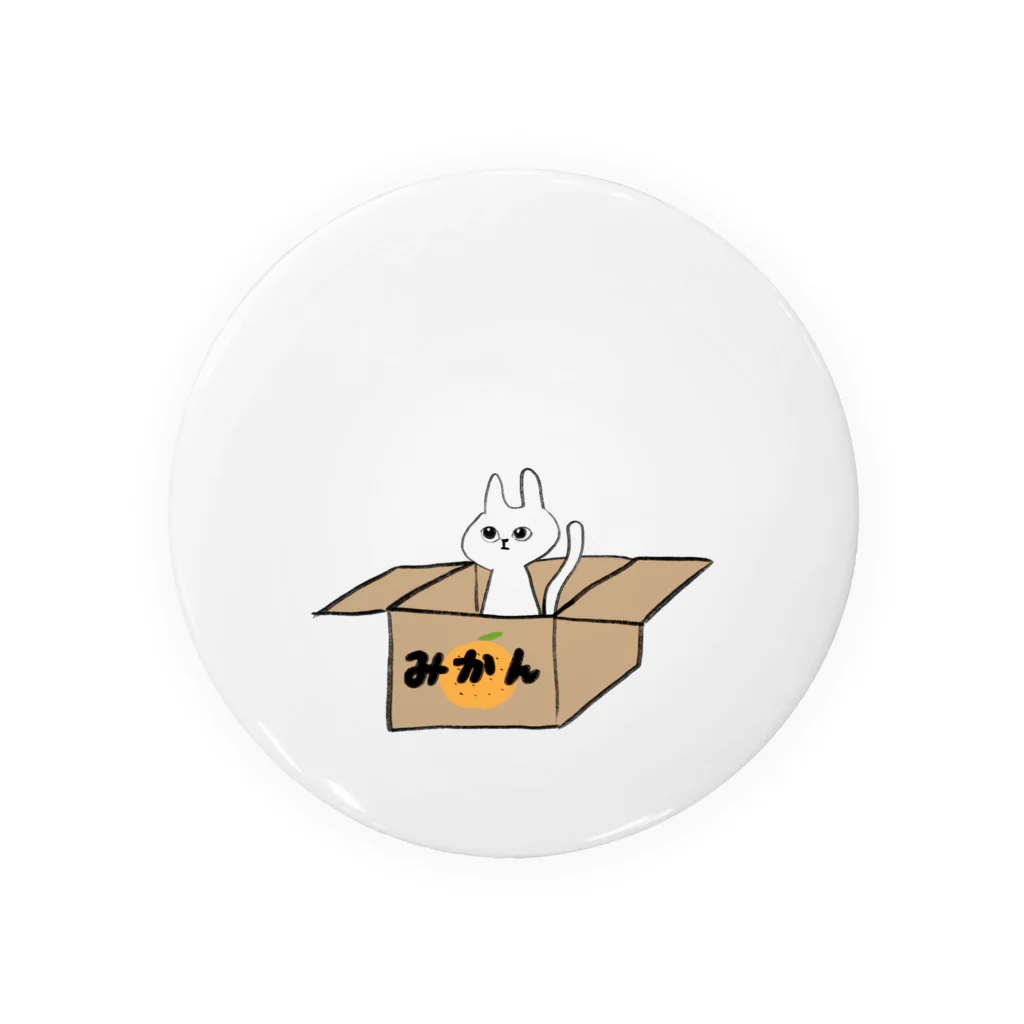 poksungの部屋の箱入り猫 Tin Badge