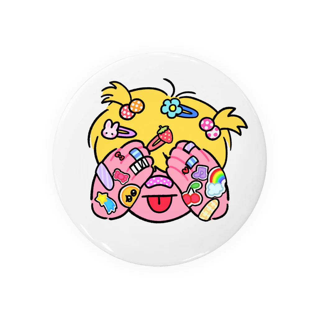 abeiyomのデコラくん Tin Badge