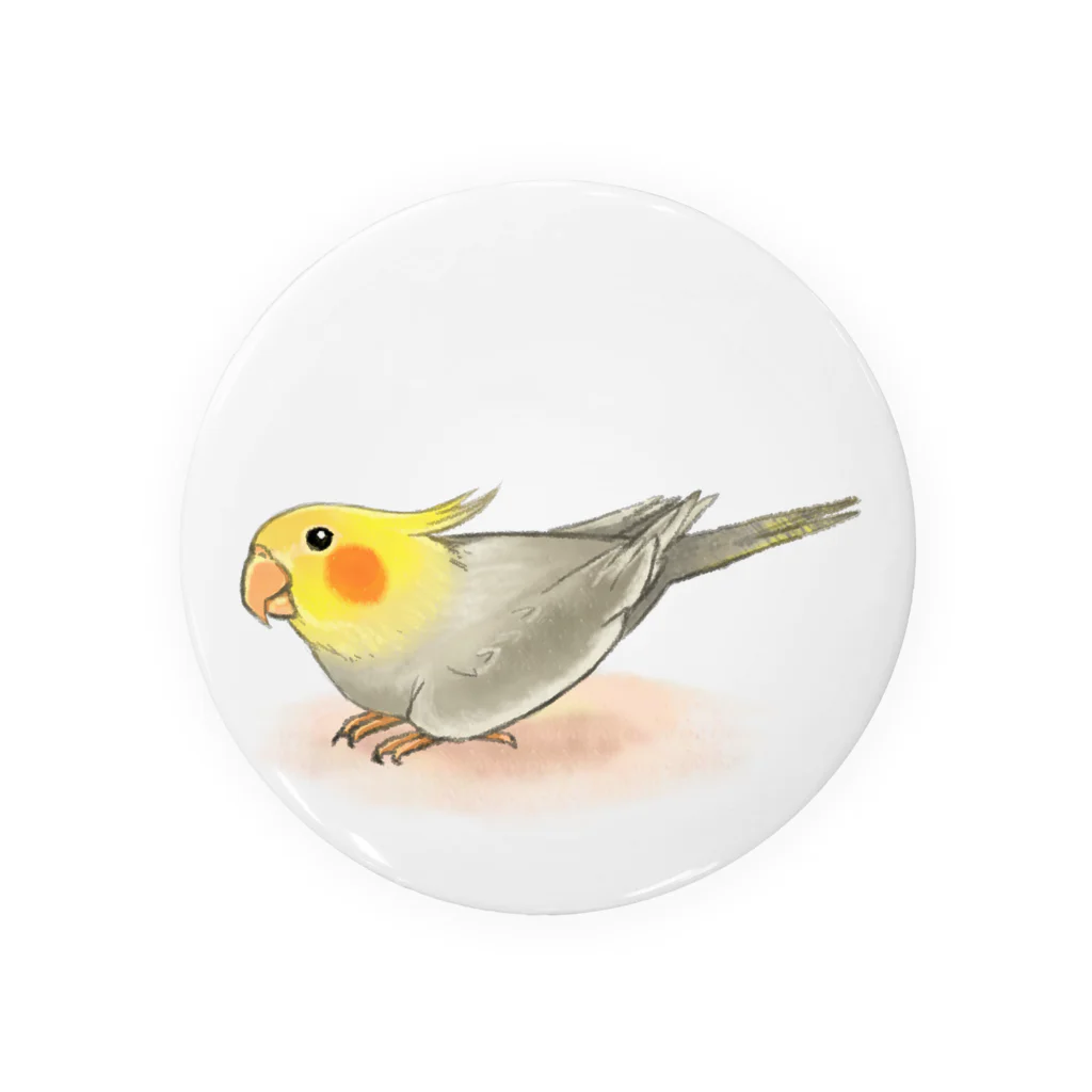 まめるりはことりのオカメインコ　レキ【まめるりはことり】 Tin Badge