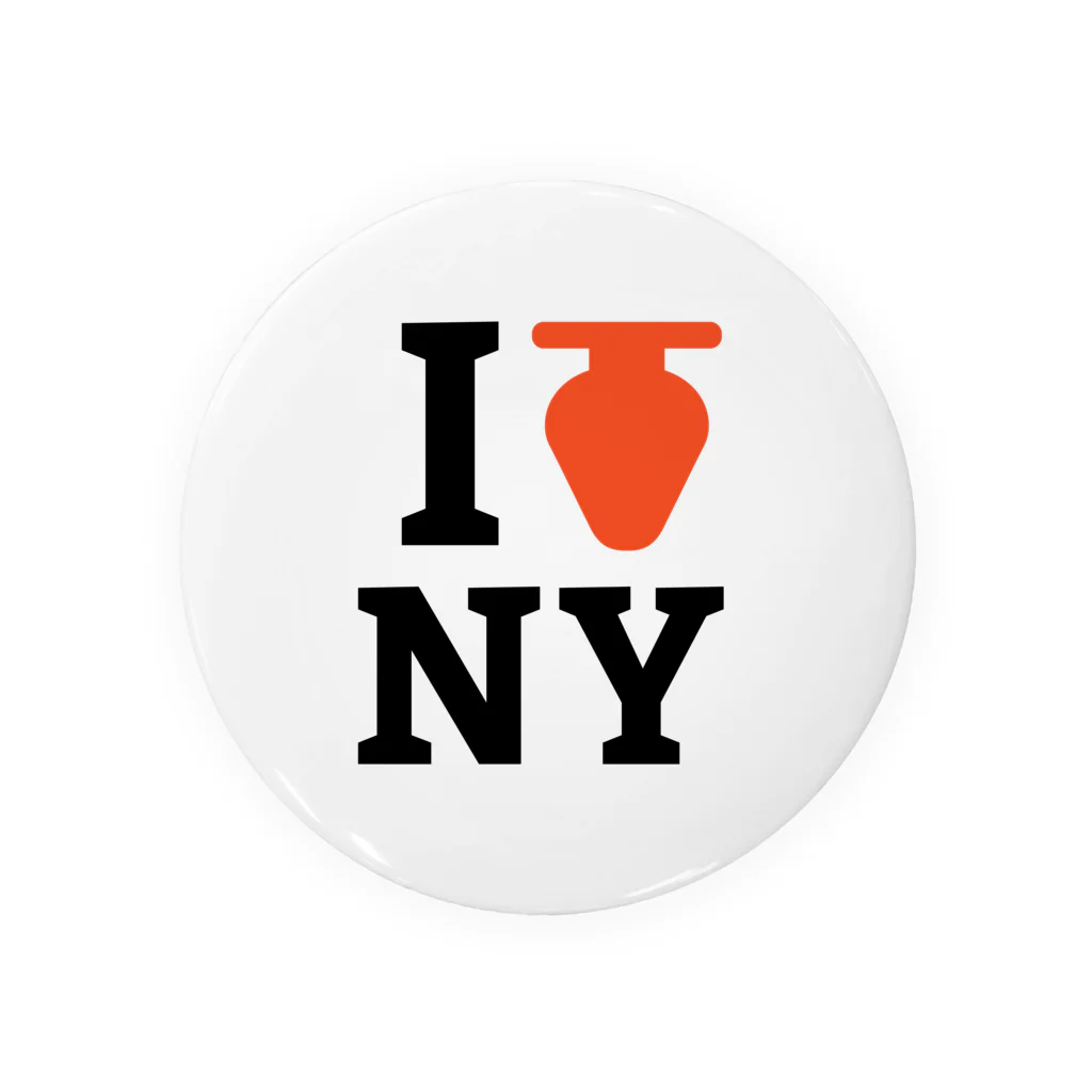 NOBODY754のI love NY Tin Badge